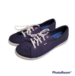Keds Blue Tie Up Shoes, Women's Size 8
